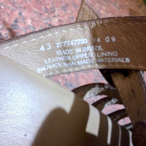 Dansko Marion Leather Strappy Sandals 43/12.5-13 Clogs  Slides - Picture 8 of 8